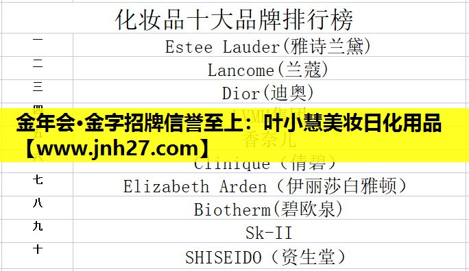 叶小慧美妆日化用品